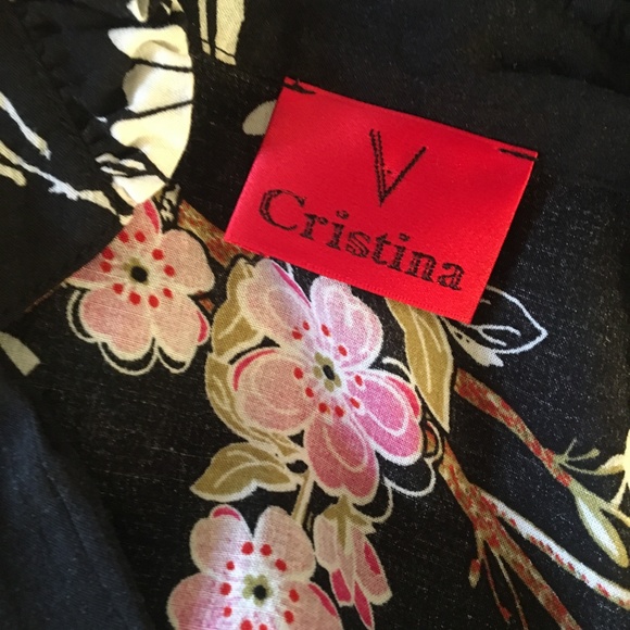 V Christina Blouse w/Cinched Elastic at Waist - Picture 5 of 8